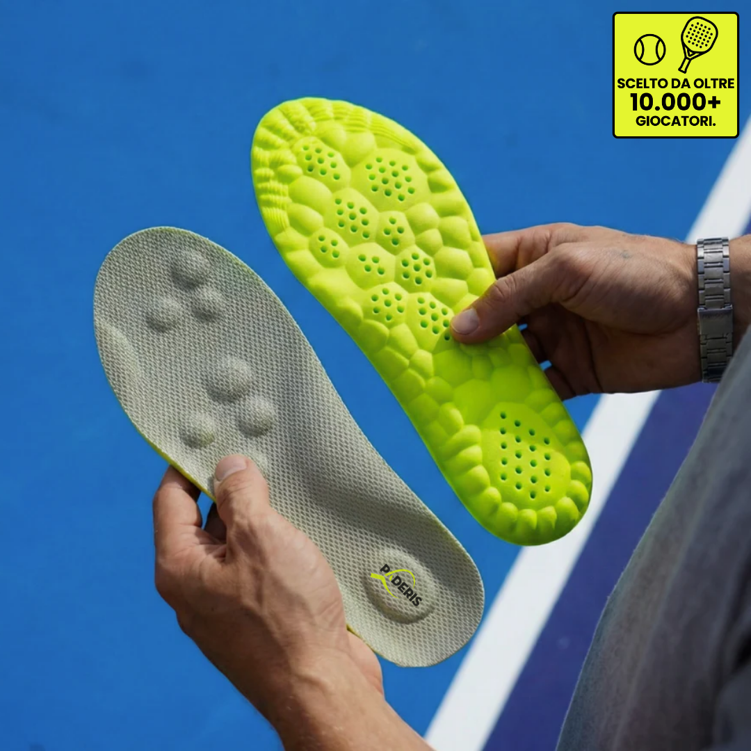 Paderis Insoles – Gioca più a lungo, senza dolore