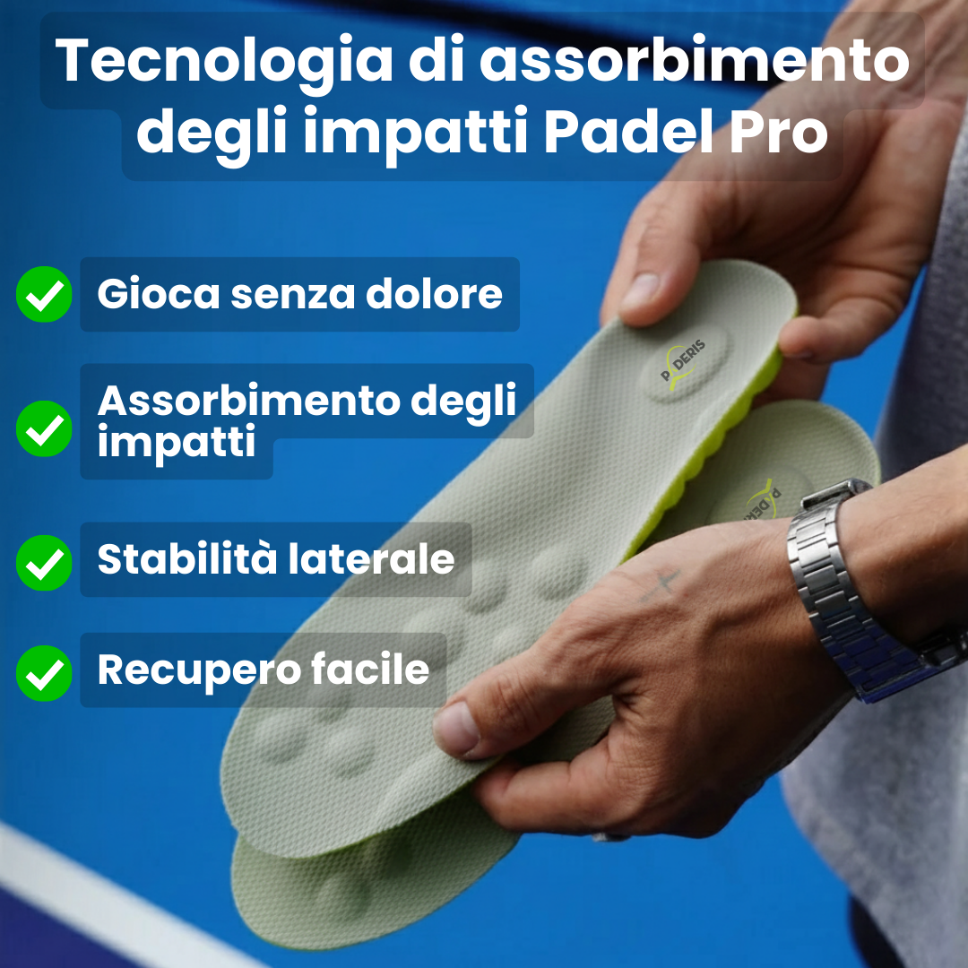 Paderis Insoles – Gioca più a lungo, senza dolore