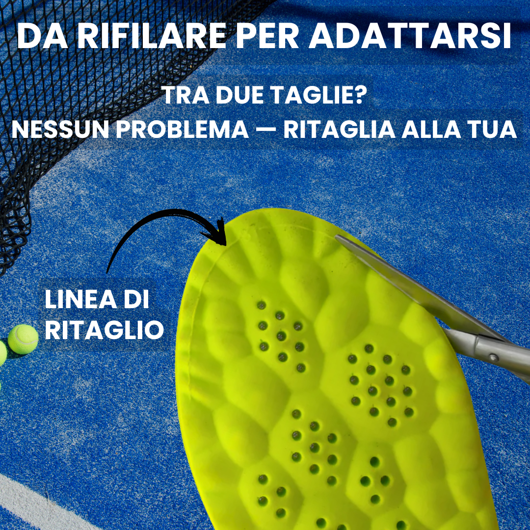 Paderis Insoles – Gioca più a lungo, senza dolore